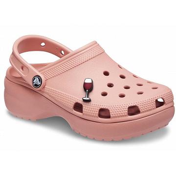 Crocs Classic Clog Women's Platform Clogs Pink | Australia 0471EBCX